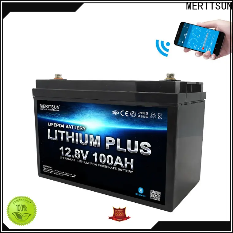 MERITSUN bluetooth lithium battery supply for robot3 1
