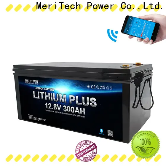 MERITSUN best bluetooth lithium battery manufacturers for solar street light1 1