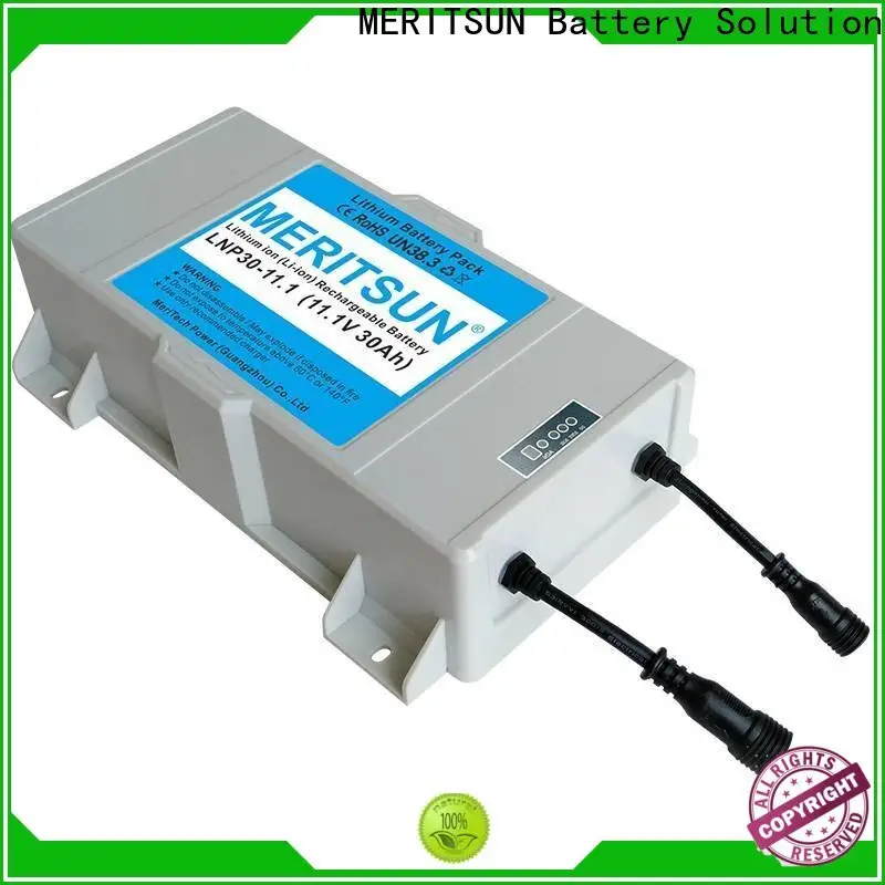 MERITSUN lithium battery for solar lights series for LED light 1