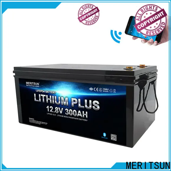 MERITSUN bluetooth lithium battery manufacturers for solar street light3 1