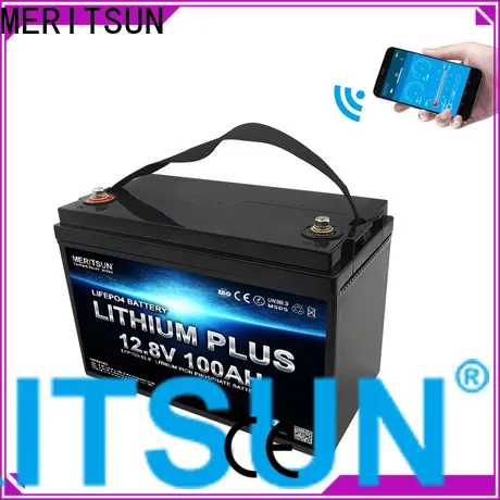 MERITSUN bluetooth lithium battery factory for solar street light3 1