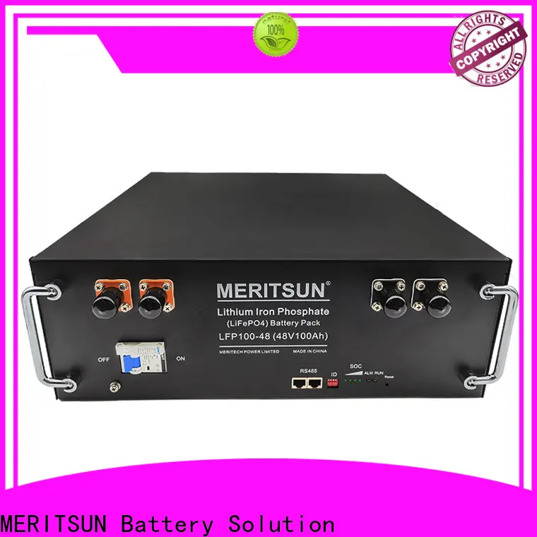 MERITSUN lifepo4 lithium battery energy storage system manufacturer for base transceiver station 1