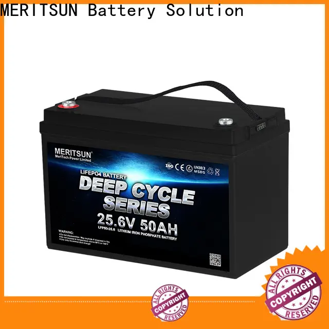 MERITSUN new lifepo4 battery 12v 100ah series for house 1