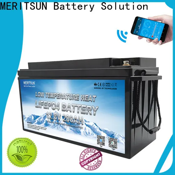 MERITSUN wholesale low temperature lithium ion battery supply for streetlight 1