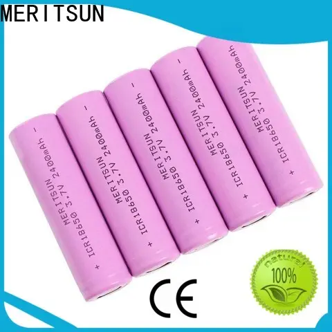 MERITSUN 18650 lithium ion cells manufacturer for flashlight 1