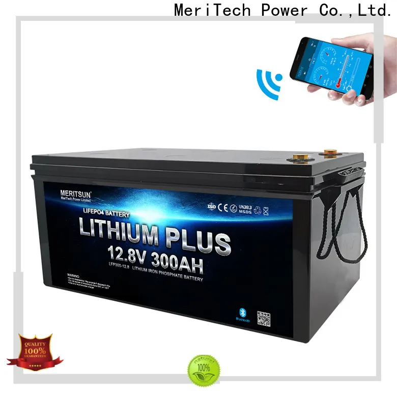 MERITSUN bluetooth lithium battery factory for solar street light4 1