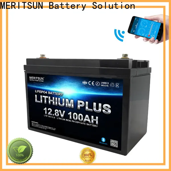 MERITSUN latest lithium battery with bluetooth company for robot 1