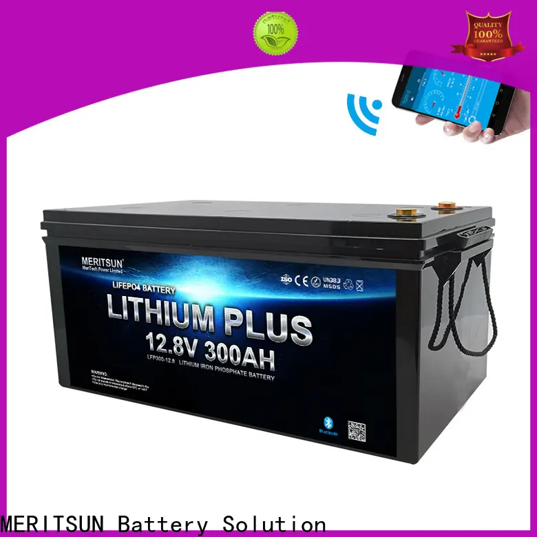 MERITSUN bluetooth lithium battery suppliers for solar street light 1