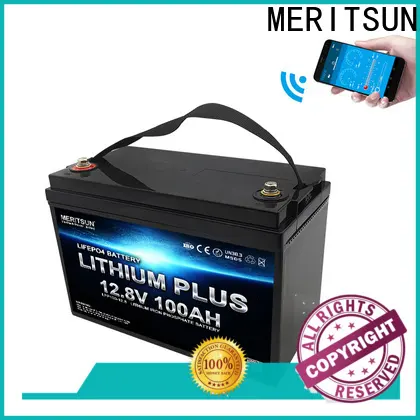 MERITSUN new lithium battery with bluetooth with good price for boat 1