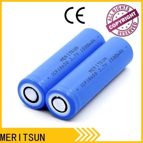 MERITSUN best cheap 18650 batteries with good price for telecom 1