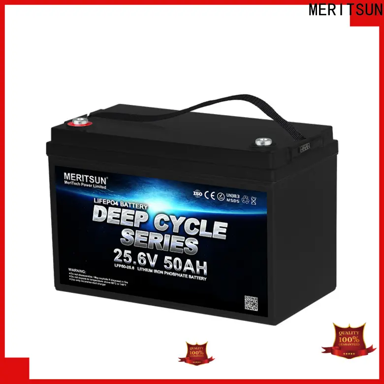 MERITSUN new 24v lifepo4 battery customized for house 1
