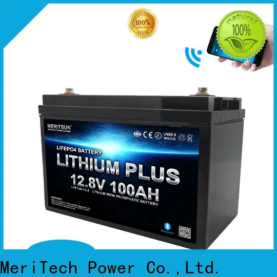 MERITSUN lithium battery with bluetooth company for solar street light3 1