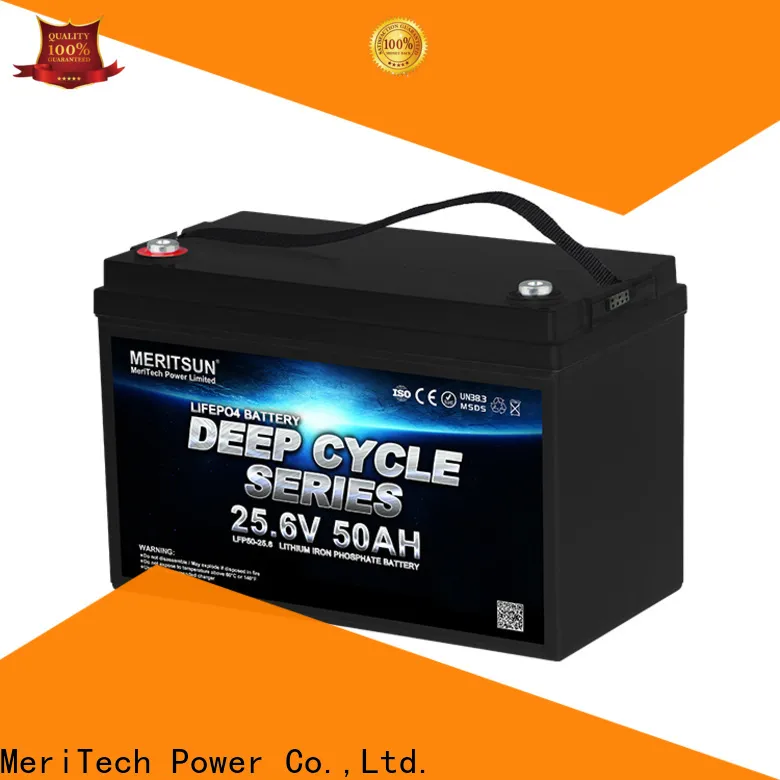 MERITSUN top lifepo4 battery 48v customized for building 1