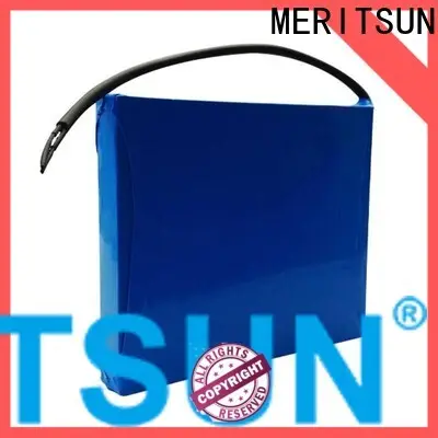 MERITSUN solar street light lithium battery customized for roadway 1