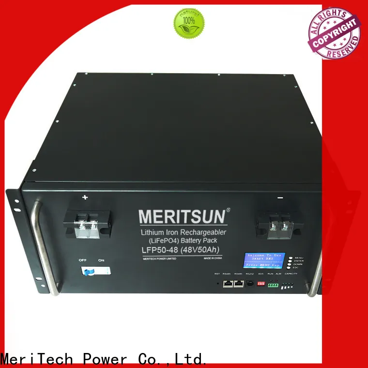 MERITSUN smart charging battery power storage with good price for residential 1