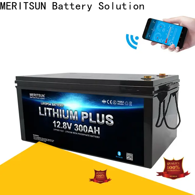 MERITSUN lithium battery with bluetooth factory for solar street light3 1