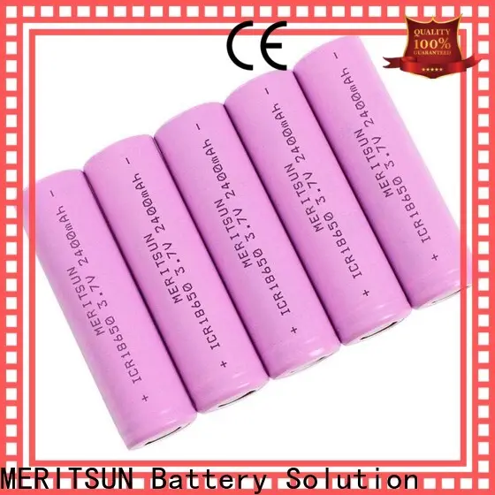 MERITSUN 3.7 volt lithium ion battery customized for flashlight 1