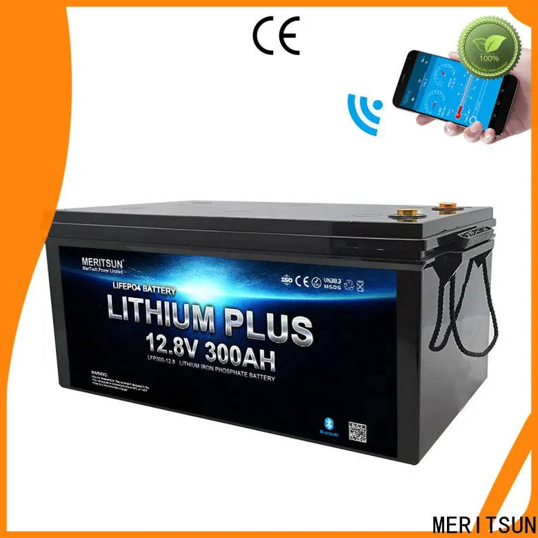MERITSUN bluetooth lithium battery supply for solar street light3 1