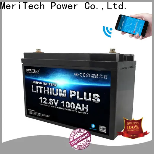 MERITSUN lithium battery with bluetooth with good price for solar street light3 1