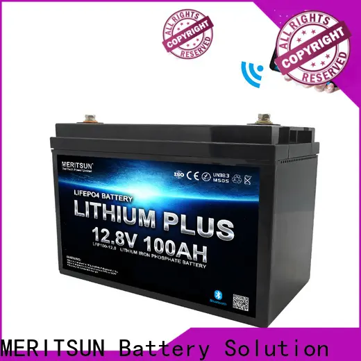 MERITSUN bluetooth lithium battery manufacturers for solar street light4 1