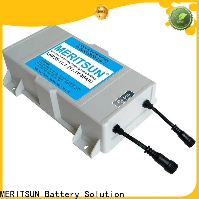 MERITSUN lithium battery for solar lights factory direct supply outdoor 1