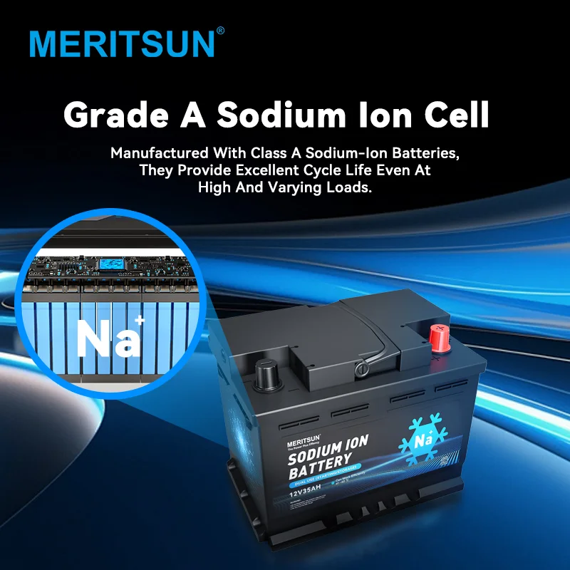 MeritSun Sodium-Ion Battery Na 12V35Ah 1
