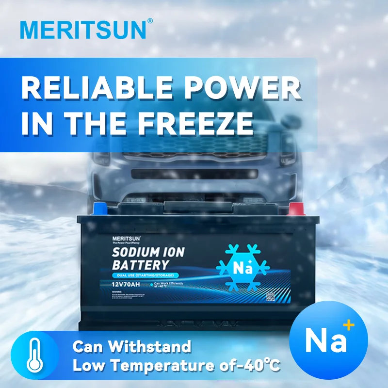Meritsun Sodium Ion Battery Na 12v70Ah 1