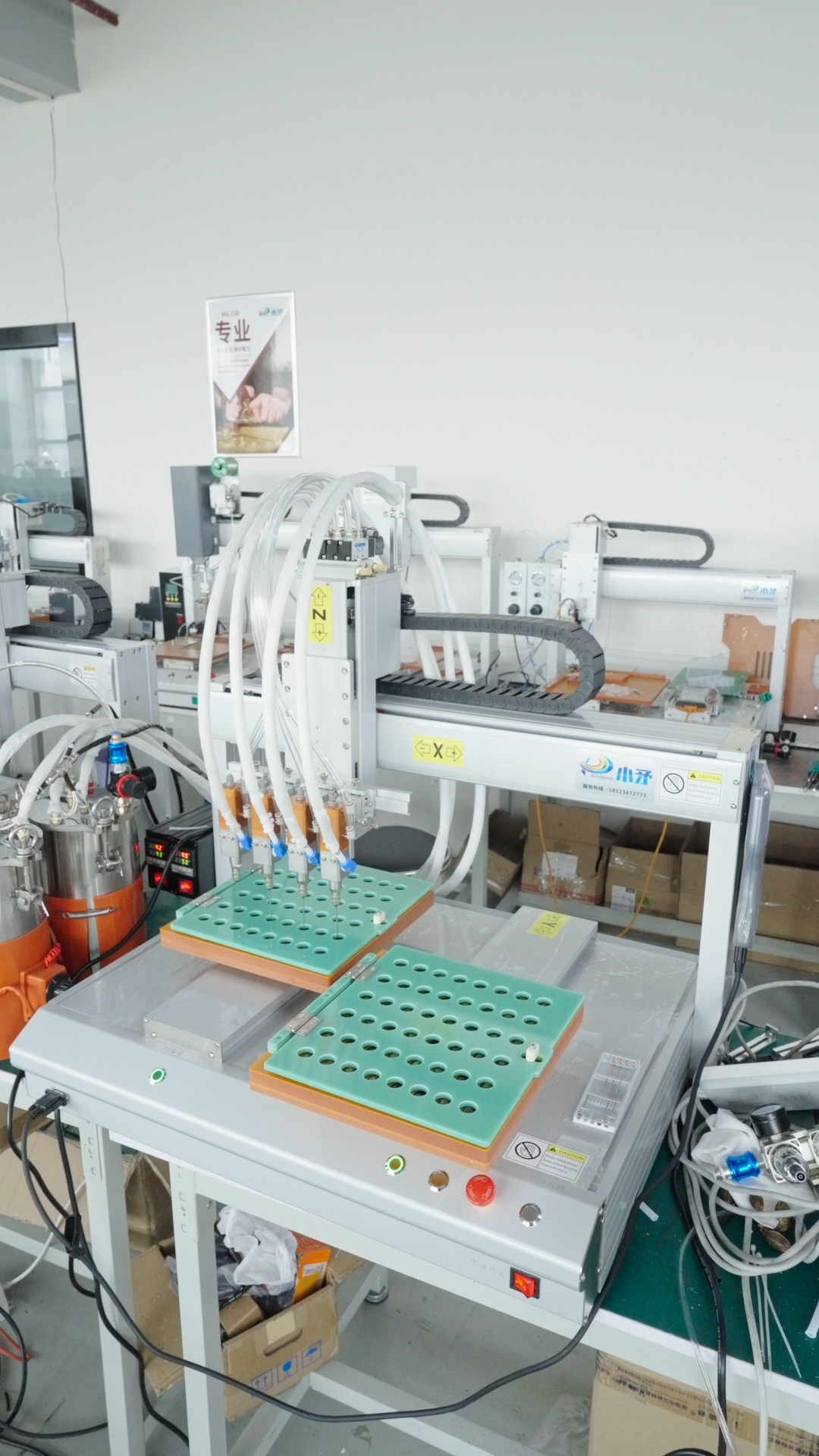 Máquina dispensadora automática multijeringa 3/4/5/6 3