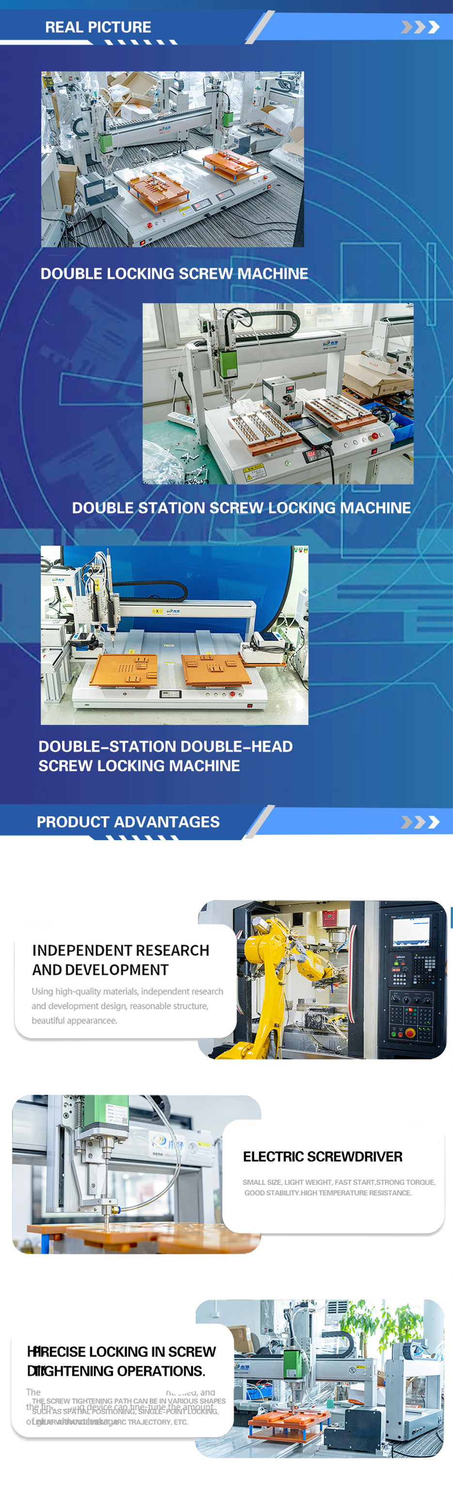 Double-station external hexagon screw machine 10