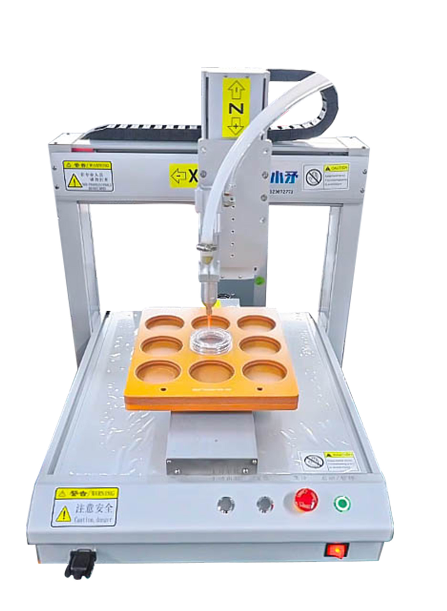 Single station 2600ml silicone barrel dispensing machine 1