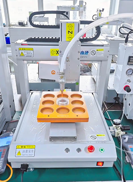 Single station 2600ml silicone barrel dispensing machine 3
