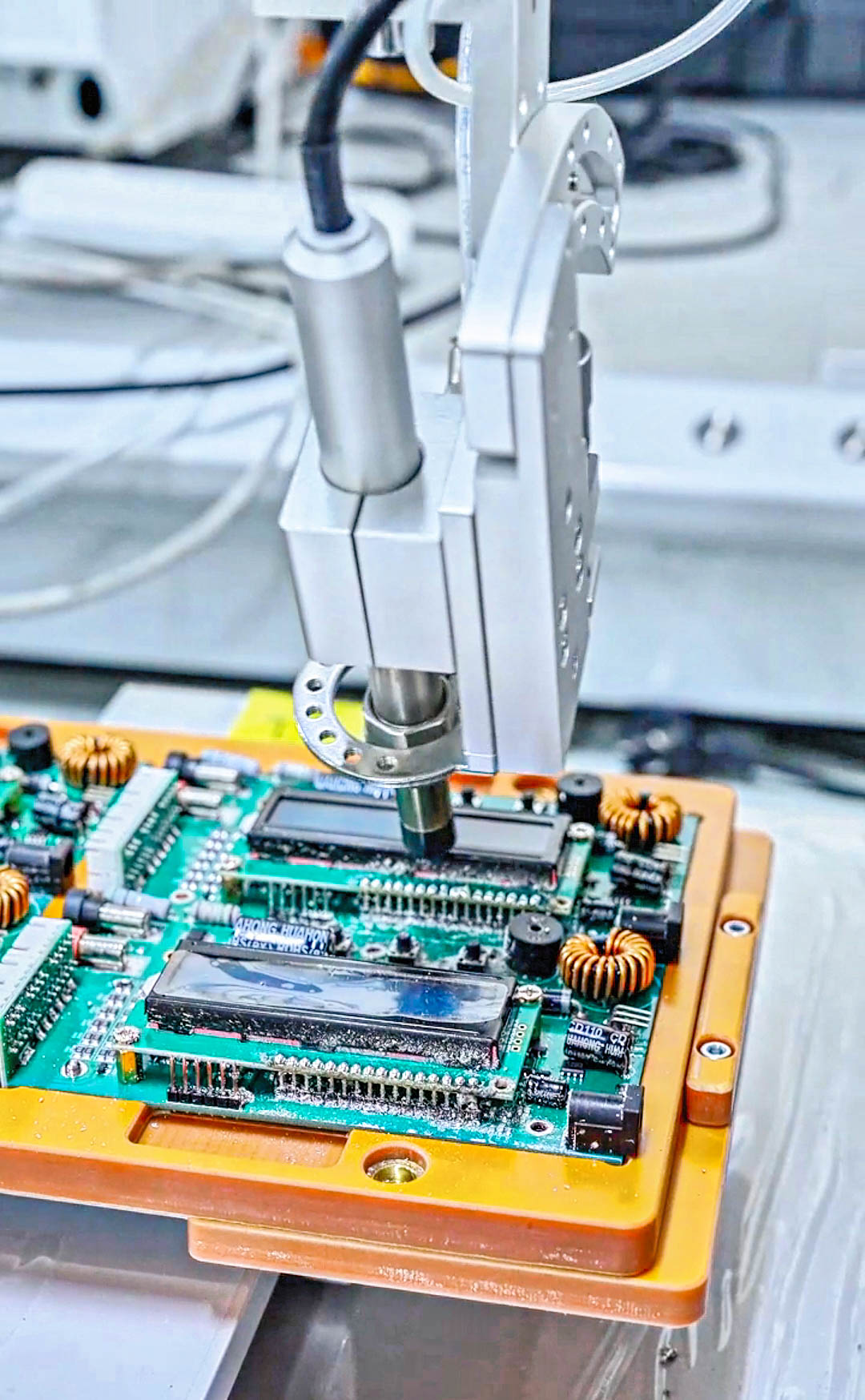 آلة لحام 6331r ثنائية المحطة للحام لوحات PCB 5