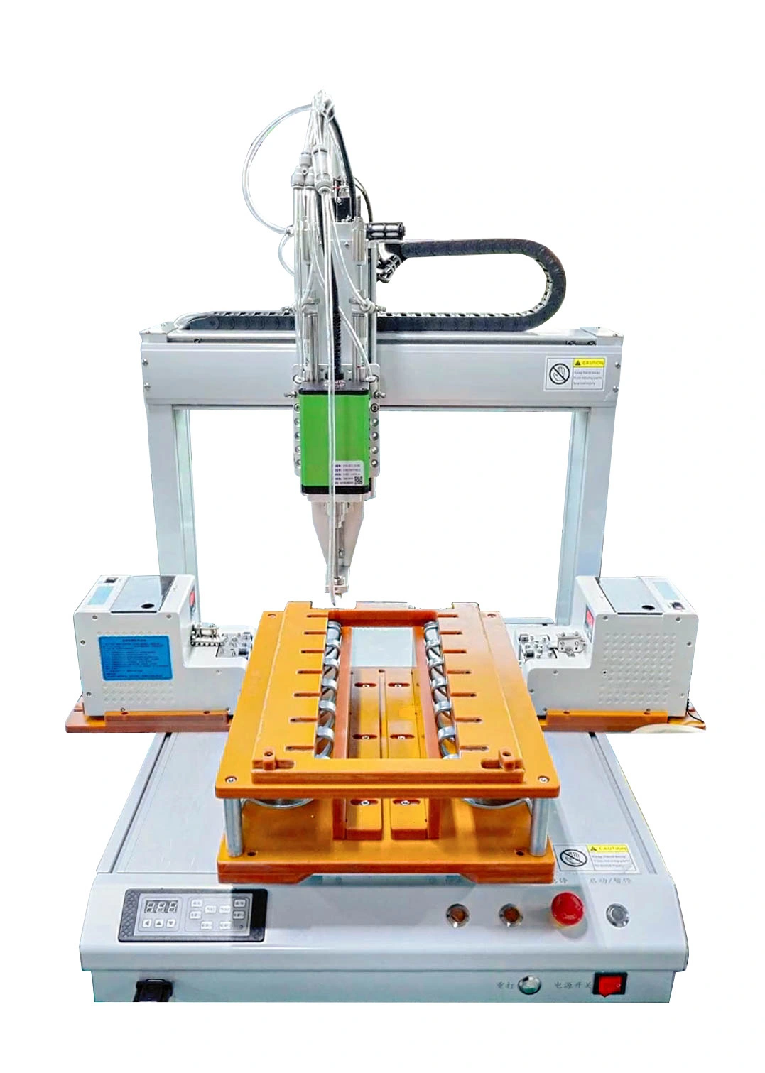Double feeder screw locking machine 1
