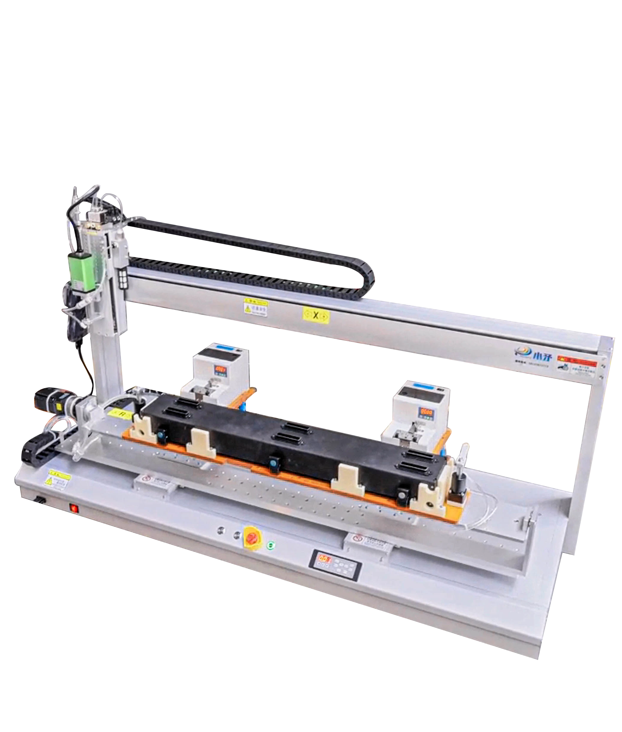 Double feeder widened screw locking machine 1