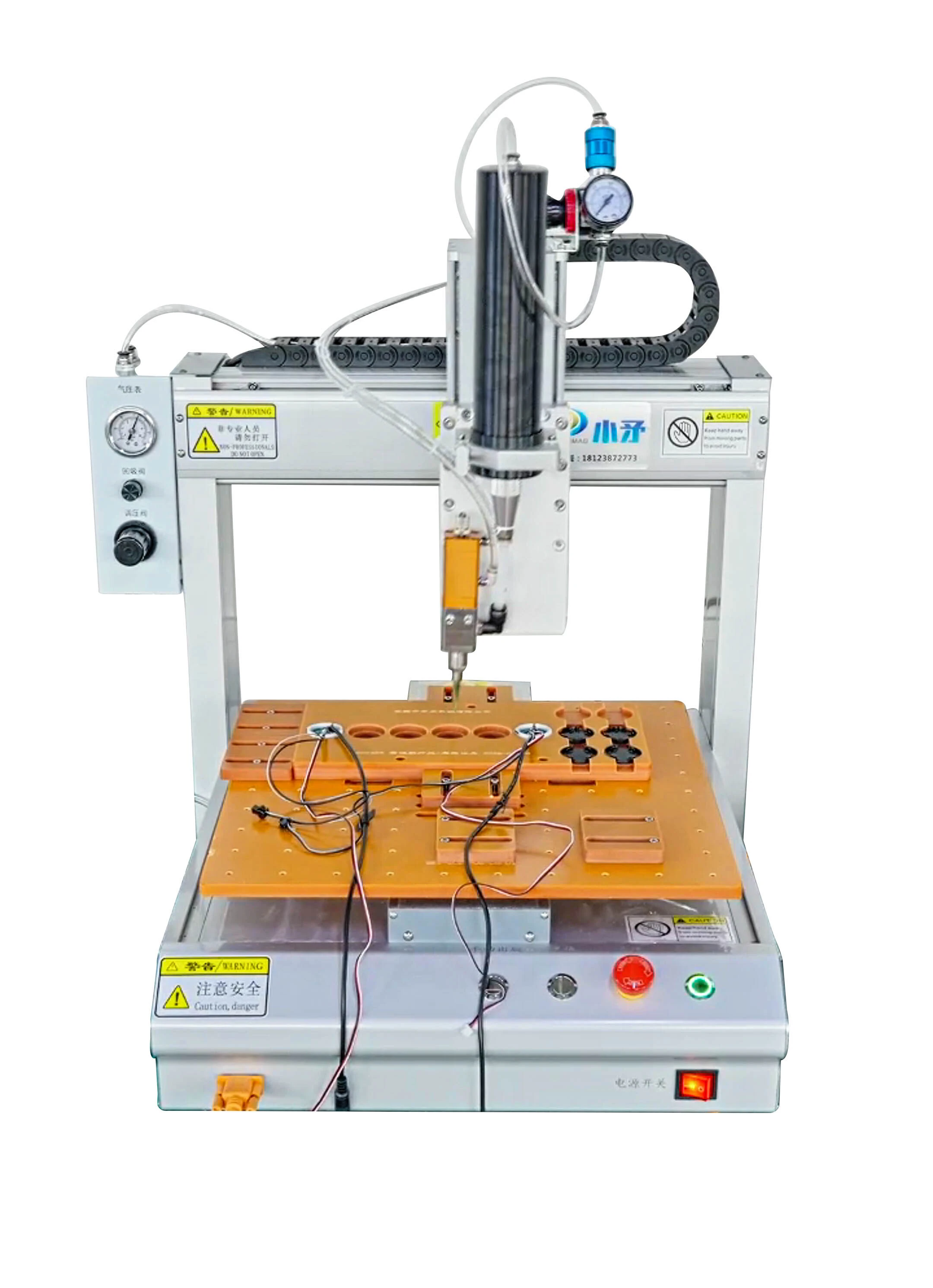Silicone glue dispensing machine for small electronic devices 1