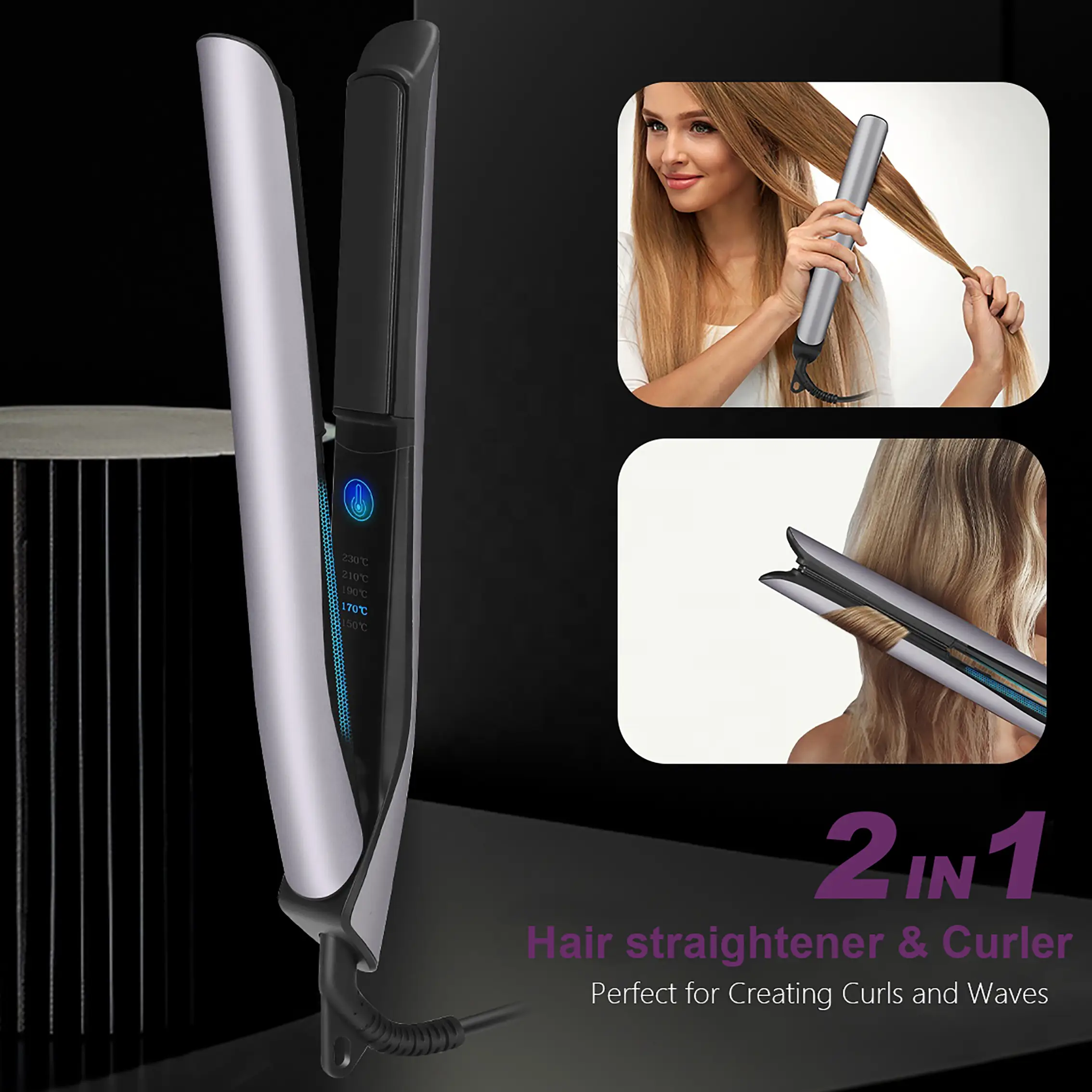 FP-109 Smart Breathing Light Hair Straightener 1