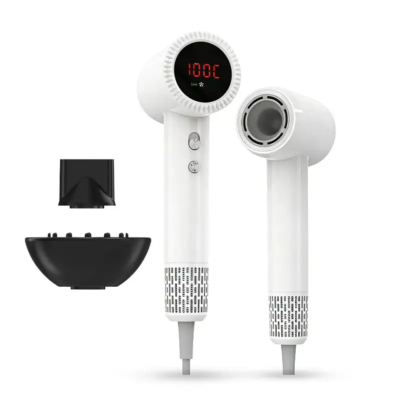 Professional Hair Dryer High Speed Ionic Blow Dryer Concentrator Nozzle 110,000 RPM Fast Suitable Thick Curly Wavy Hair 1