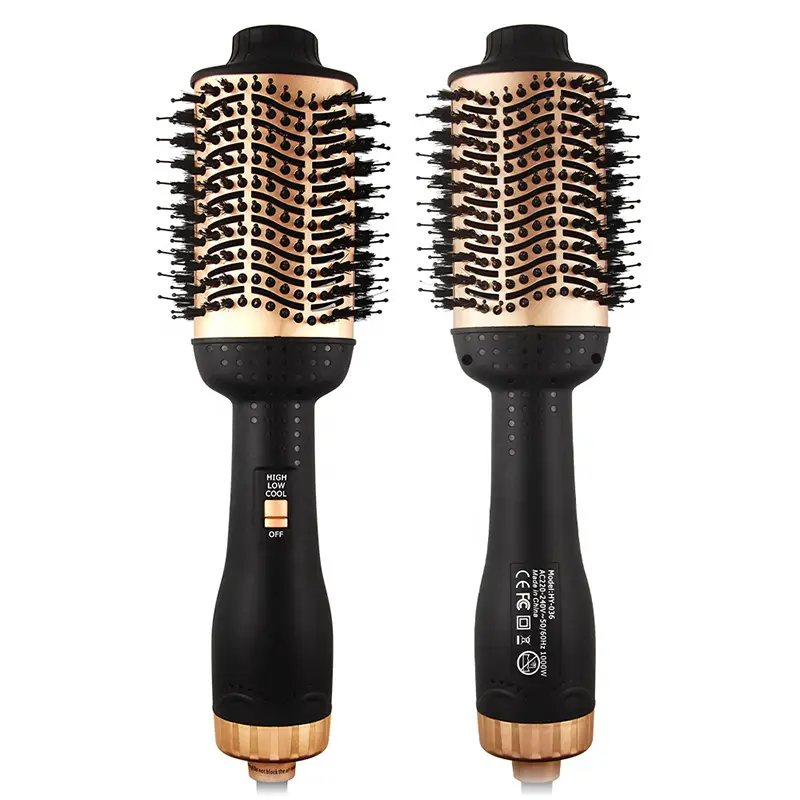 FP-2281 Hot Air Brush Professional 4-in-1 One-Step Hair Dryer & Volumizer Brush | Negative Ion Hot Air Styler 1