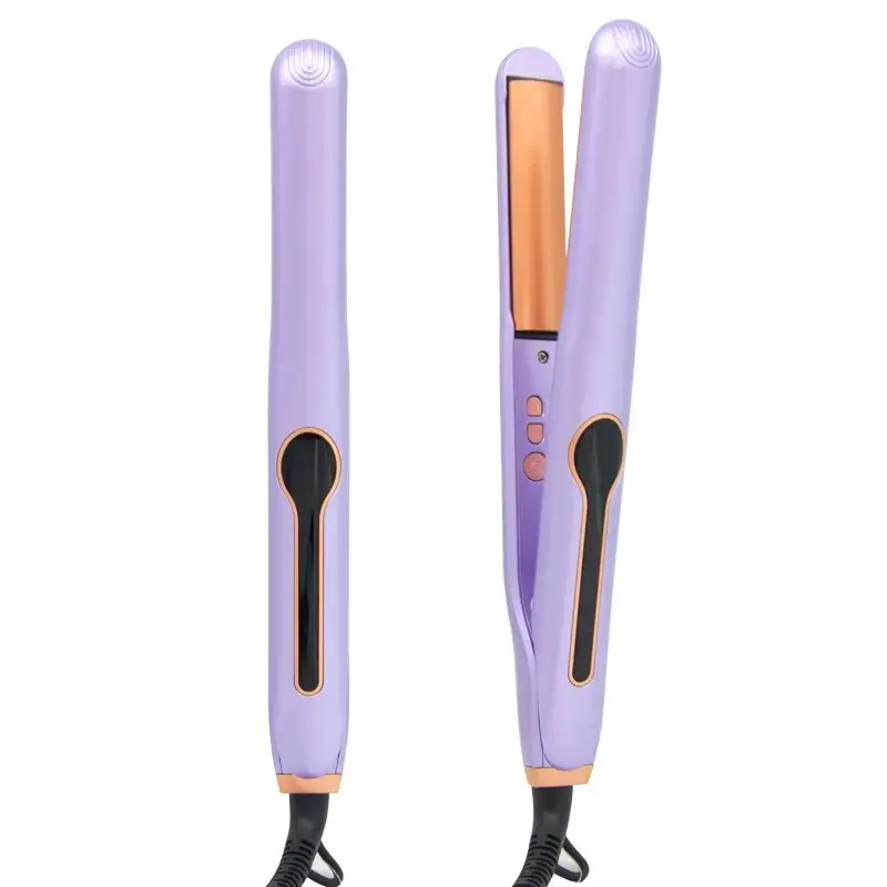 FP-016 Professional Ceramic Curling Iron Stylish Styling Wand, Curved Barrel Curler and Hair Straightener 1