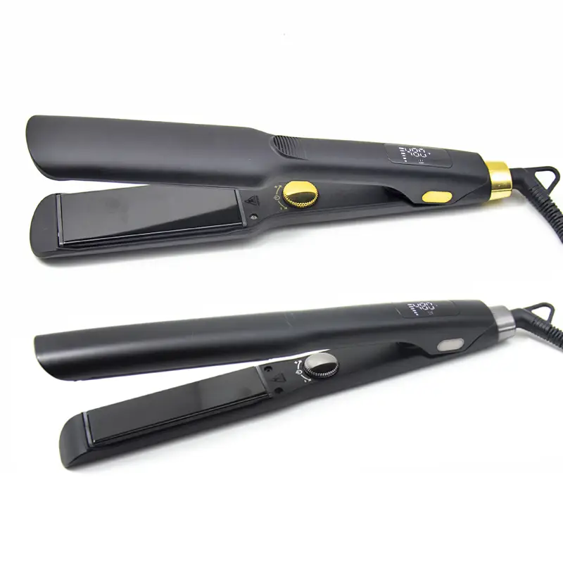 FP-050 Professional Wide Plate Mirror Ceramic Flat Iron 230°C Salon Hair Straightener 1