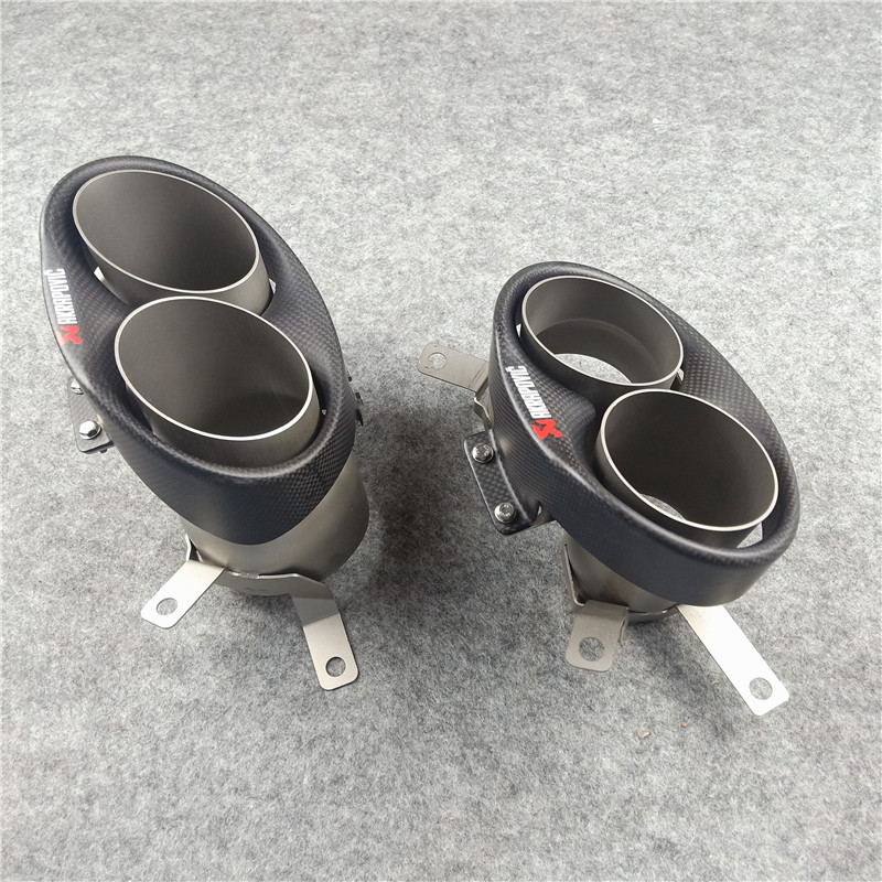 AKRAPOVIC Exhaust Pipe Muffler Tailpipe For Audi RS4 RS5 RS6 RS7 2