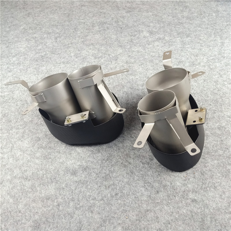 AKRAPOVIC Exhaust Pipe Muffler Tailpipe For Audi RS4 RS5 RS6 RS7 5