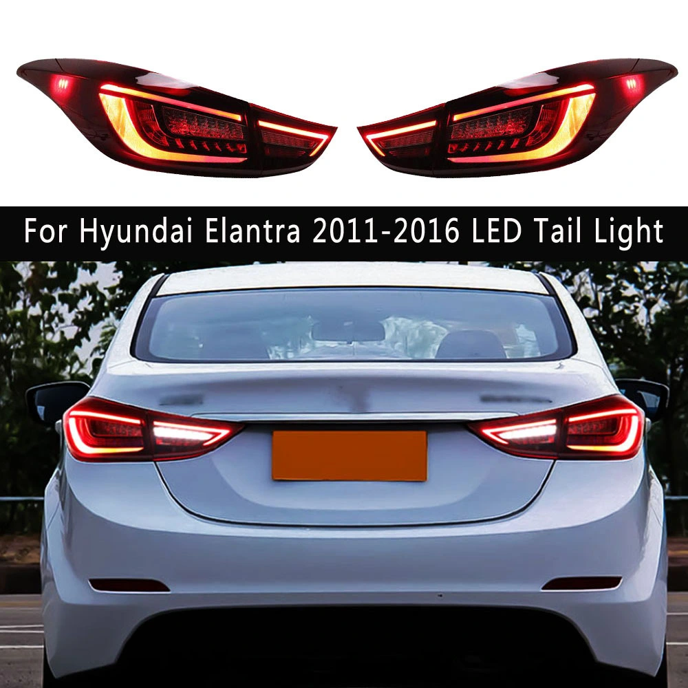 Lâmpada traseira de automóvel para Hyundai Elantra LED Tail Light 2011-2016 1