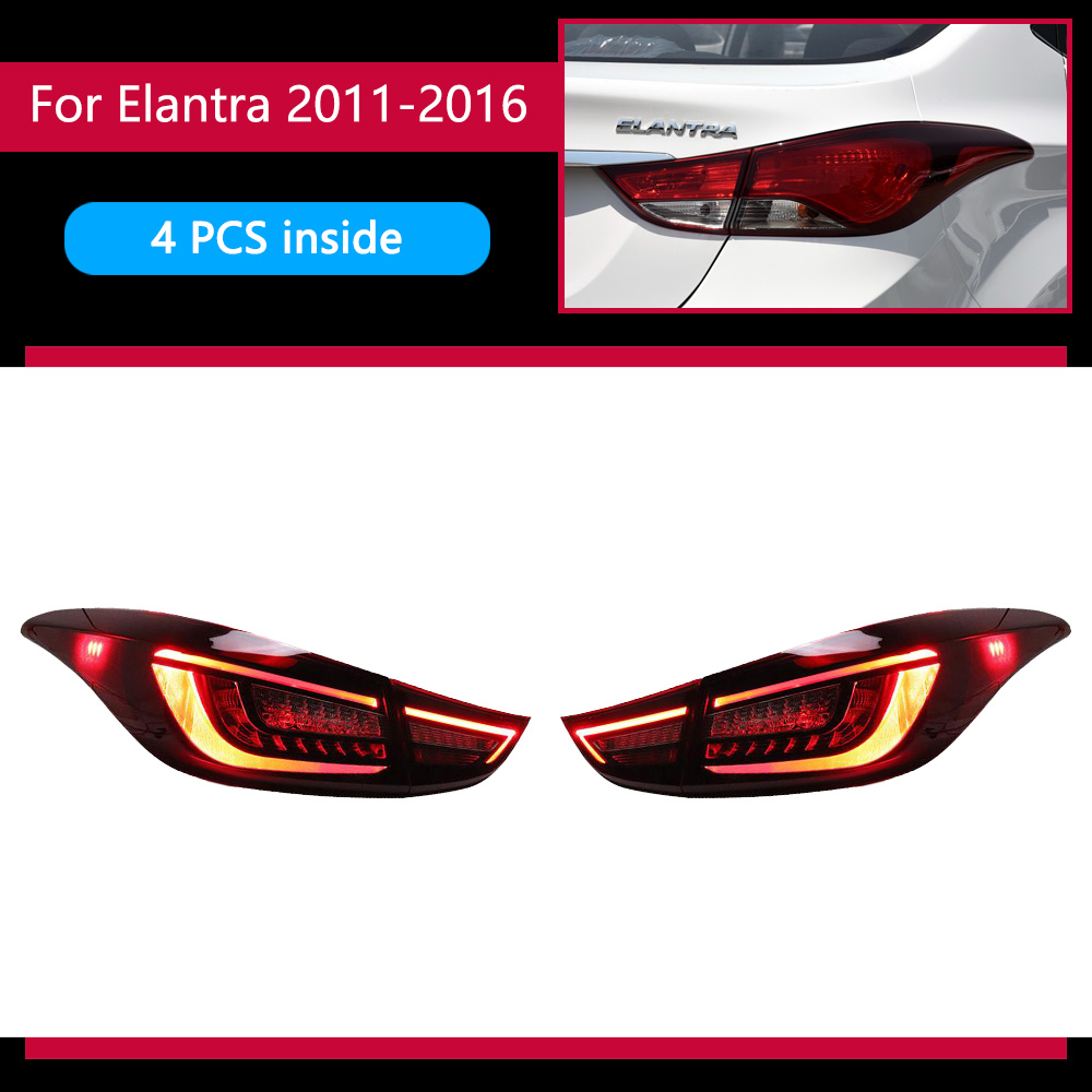 Automobile Tail Lamp For Hyundai Elantra LED Tail Light 2011-2016 2