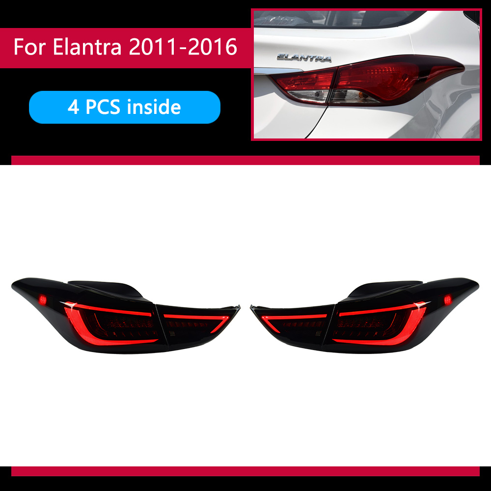 Automobile Tail Lamp For Hyundai Elantra LED Tail Light 2011-2016 3