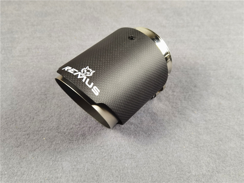 Rear Tail Throat REMUS Exhaust Pipe Frosted Matte Muffler Tip 5