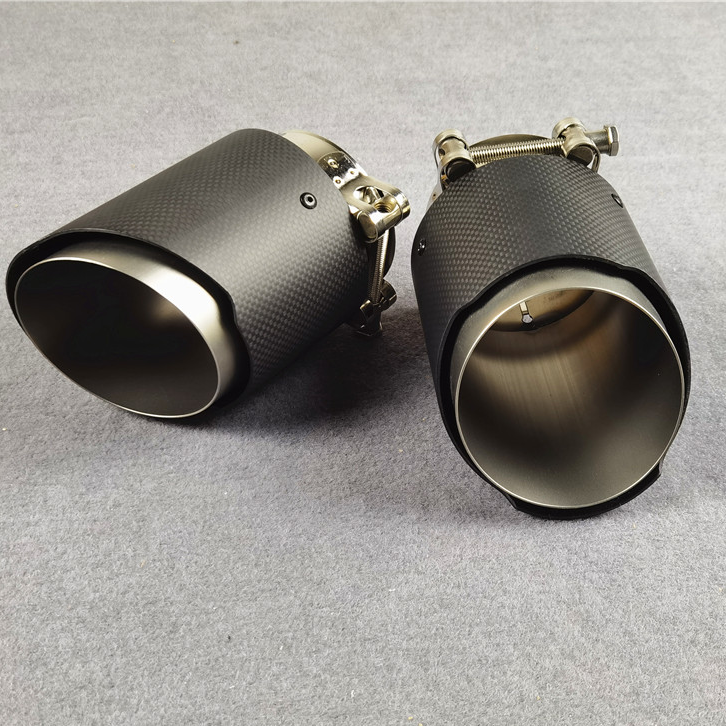 Rear Tail Throat REMUS Exhaust Pipe Frosted Matte Muffler Tip 4
