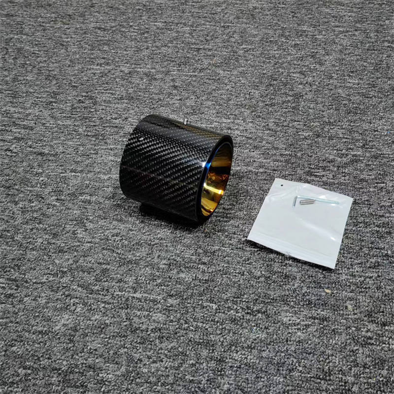 Blue Carbon Fiber Exhaust Pipe For BMW M3 G80 M4 G82 G83 2020+ 6