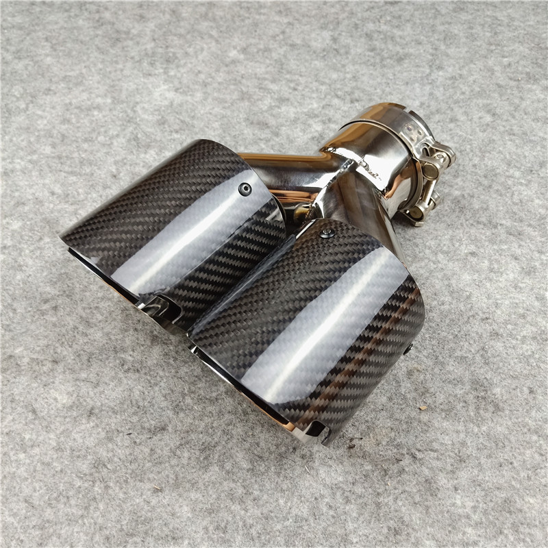 Y Model 4-Slots AKRAPOVIC Exhaust Pipe Tip Muffler Tail Throat 10