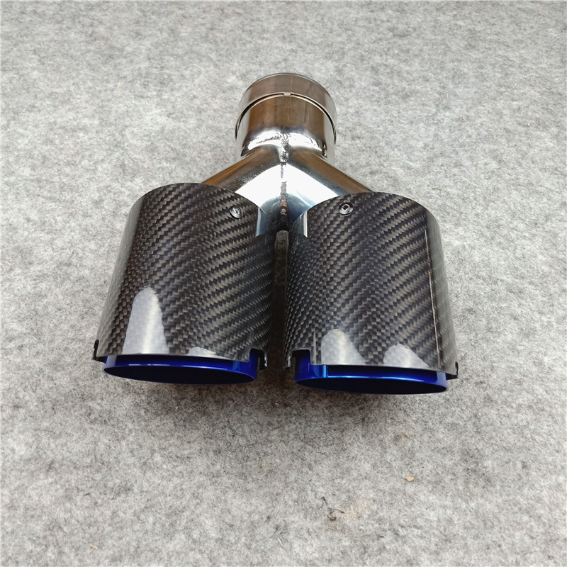Y Model 4-Slots AKRAPOVIC Exhaust Pipe Tip Muffler Tail Throat 7